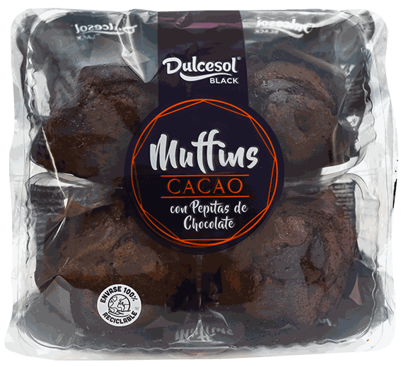 DULCESOL MUFFIN CACAO C/PEPITAS 300GR
