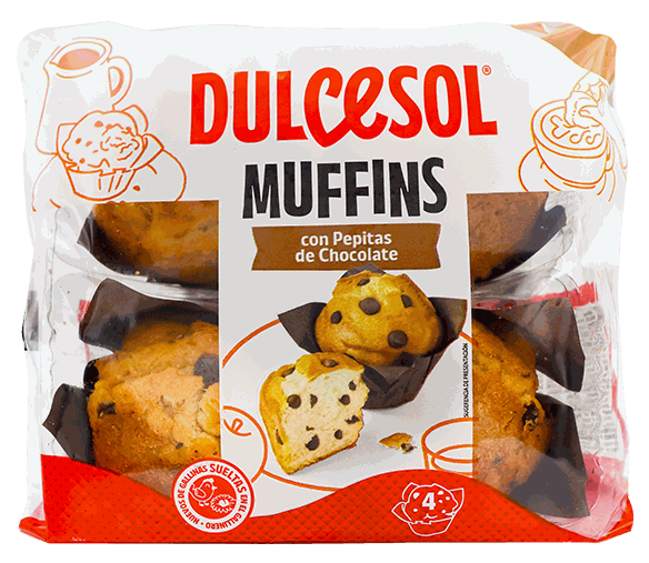 DULCESOL MUFFIN VAI. CON PEPI. CHO 300GR