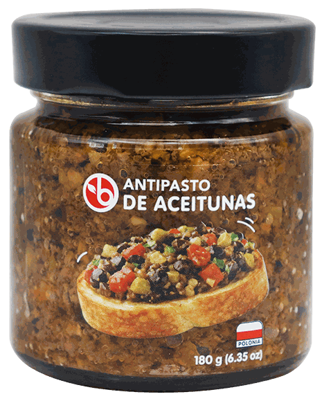 BRAVO ANTIPASTO ACEITUNAS 180 GR