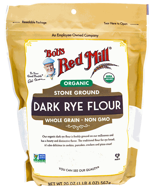 BOB RED MILLDARK RYE FLOUR 4 OZ