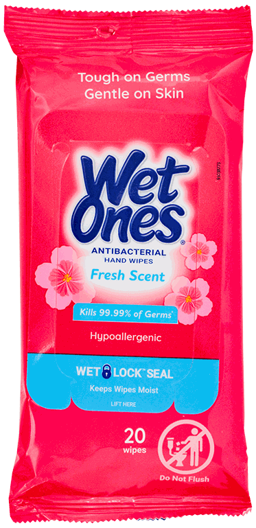 WET ONES TOALLITAS ANTIBAC FRESH. 20 UD.
