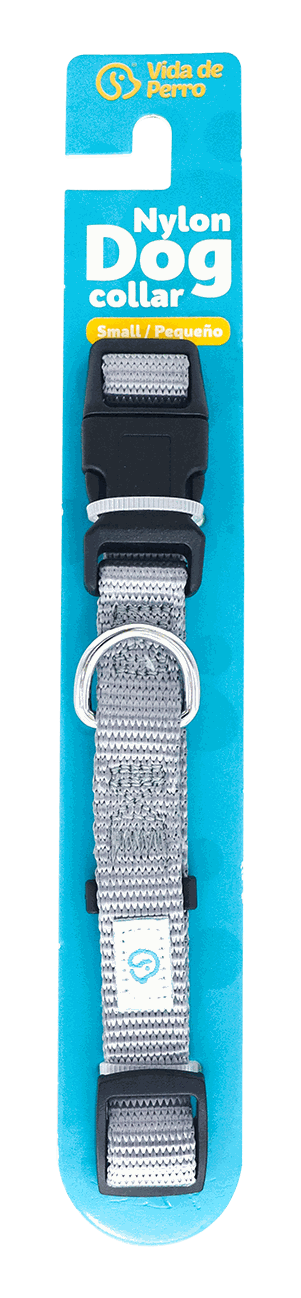 VDP COLLAR P/ PERRO GRIS S