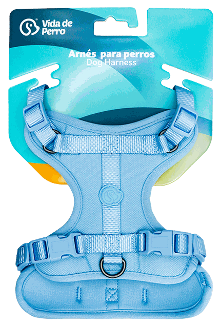 VDP ARNÉS P/ PERROS AZUL CLARO S