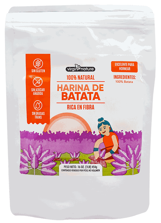 VIRGIN NATURE HARINA BATATA 16OZ