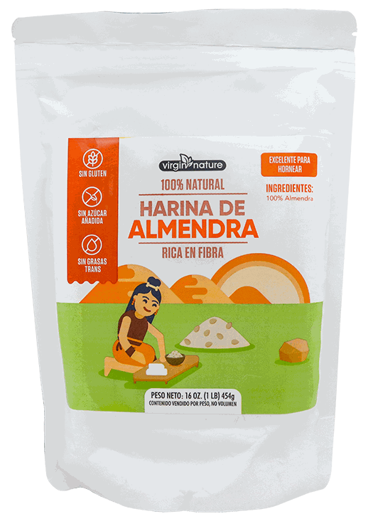 VIRGIN NATURE HARINA ALMENDRA 16OZ
