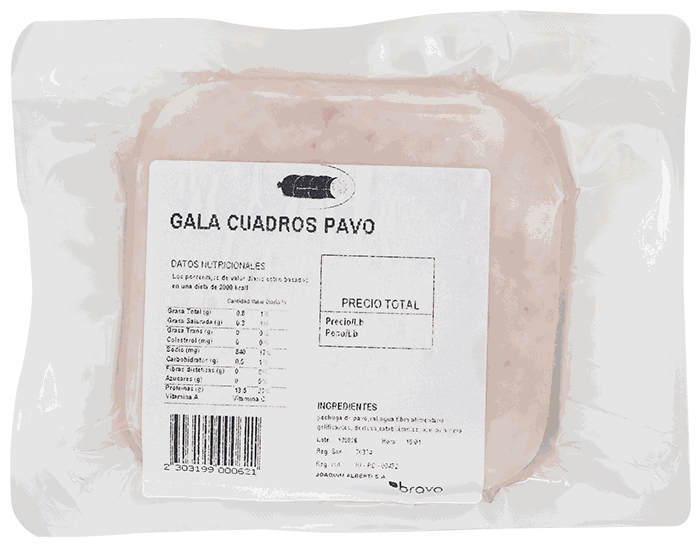 GALA CUADROS PAVO LB