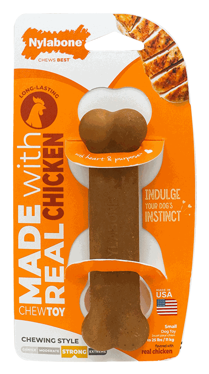NYLABONE STRONG CHEW ORIG BONE DOG SMALL