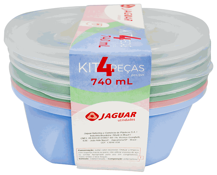 JAG ENVASE PLASTICO REDON.4PZ 740ML 6738
