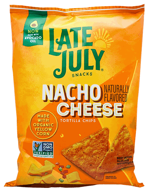 LATE JULY CHIP NACHO CHEESE 7.8 OZ