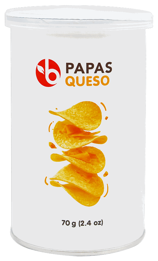 BRAVO PAPAS QUESO 70 GR
