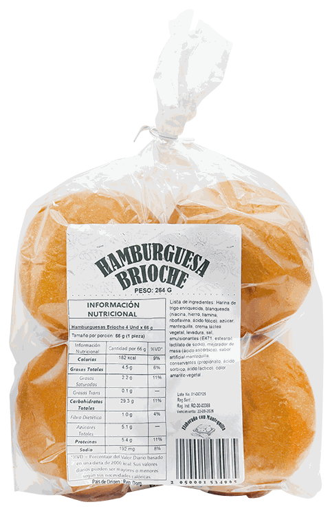 BRAVO PAN HAMBURGUESA BRIOCHE 4UND