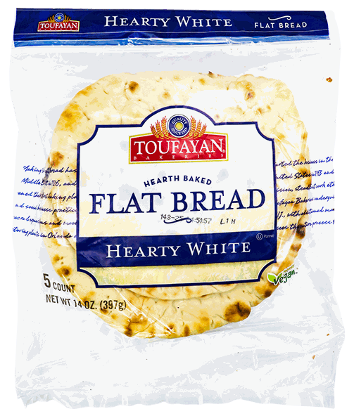 TOUFAYAN FLAT BREAD WHITE 5 UN 14 OZ