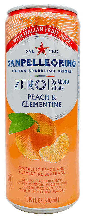 SAN PELLEGRINO PEACH CLEMENT ZERO 330 ML