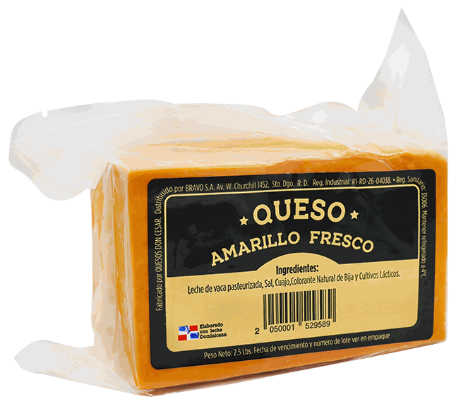 QUESO AMARILLO FRESCO 2.5 LB