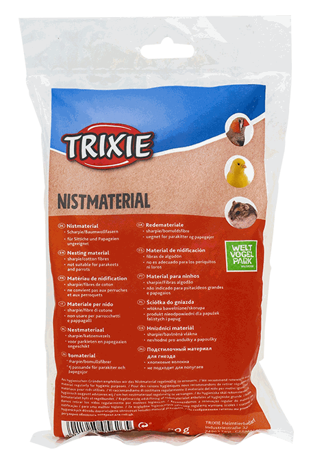 TRIXIE PAJILLA PARA NIDOS AVES