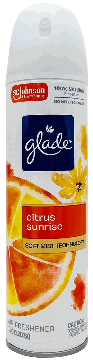 GLADE AEROSOL CITRUS SUNRISE 7.03 OZ