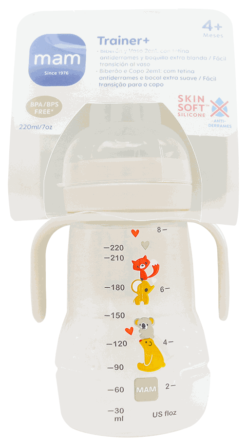 MAM VASO ENTRENAMIENTO C/ASA 7OZ 4+M