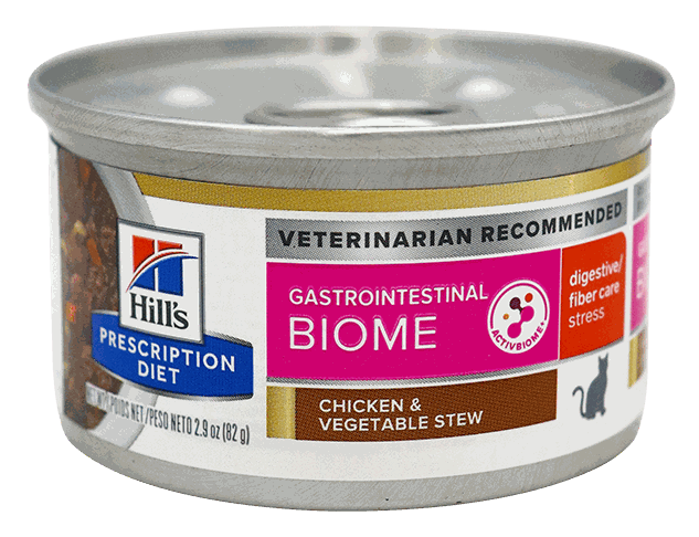 HILLS PD FELINE GASTROIN BIOME 24X2.9 OZ