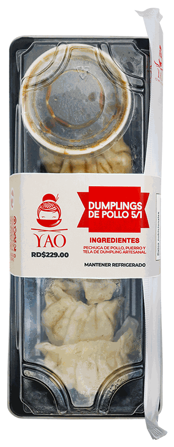YAO DUMPLINGS DE POLLO 5/1