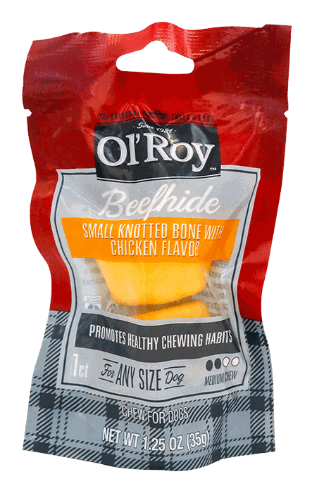 OL ROY SM KNOTTED BONE CHICK/FLAVOR
