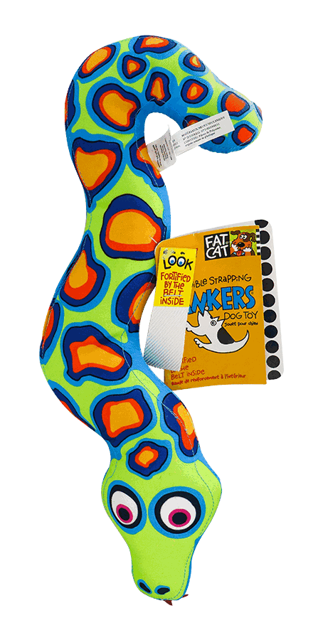 PETMATE FAT CAT INCR STRAPPING TOY SNAKE