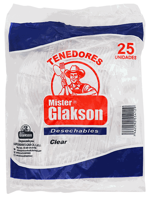 GLAKSON TENEDOR CLEAR 25/1