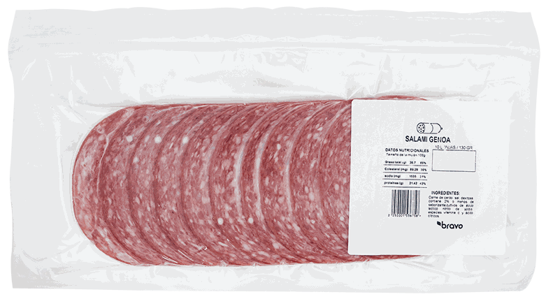 SALAMI GENOA IMP 10 LONJ 130 GR