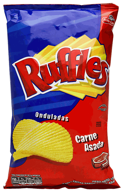 FRTIO LAY RUFFLES CARNE ASADA 120 GR
