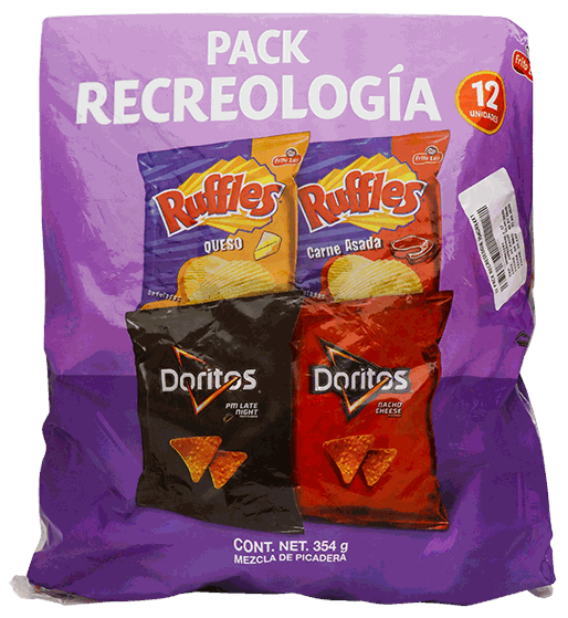 FRITO LAY 12 PACK RECREOLOGIA 354 GR