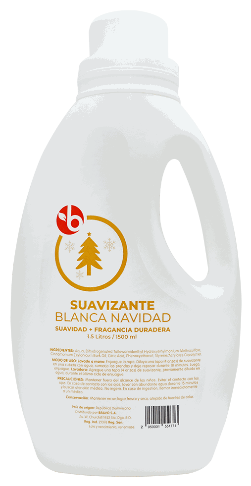 BRAVO SUAVIZANTE BLANCA NAVIDAD 1.5 L