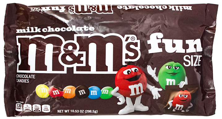 M&m Milk Chocolate Fun Size10.53 OZ