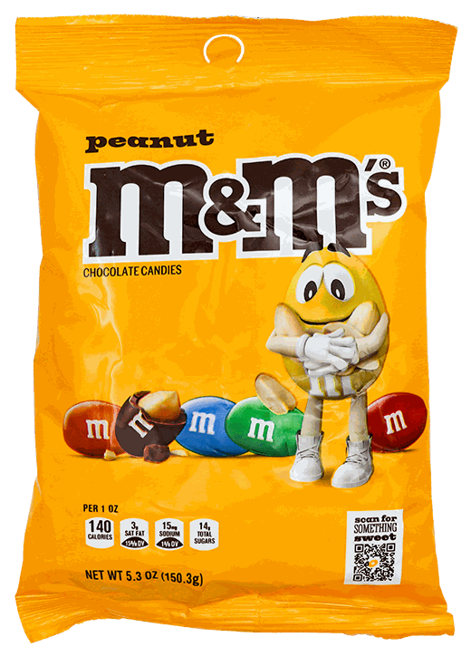 M&M PEANUT PEG PACK 5.3 OZ