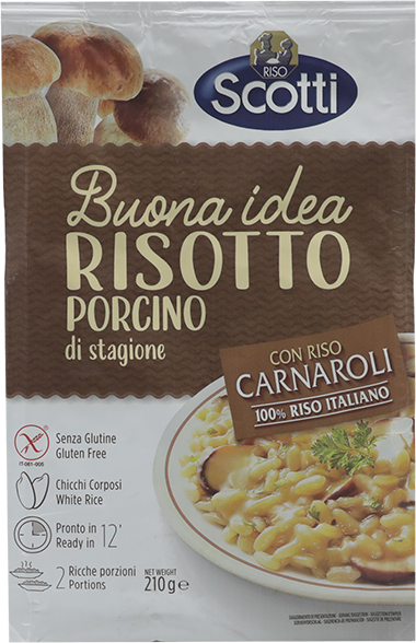 Riso Scotti Arroz C/hongos Porcini210 GR