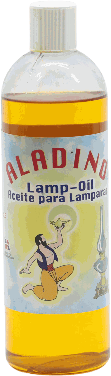 ALADINO ACEITE P/LAMPARA AMARILLO 16 OZ