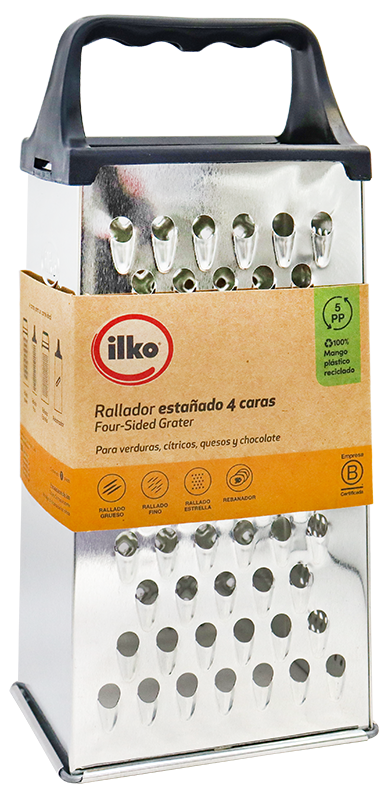 ILKO RALLADOR METAL 4 LADOS 122100