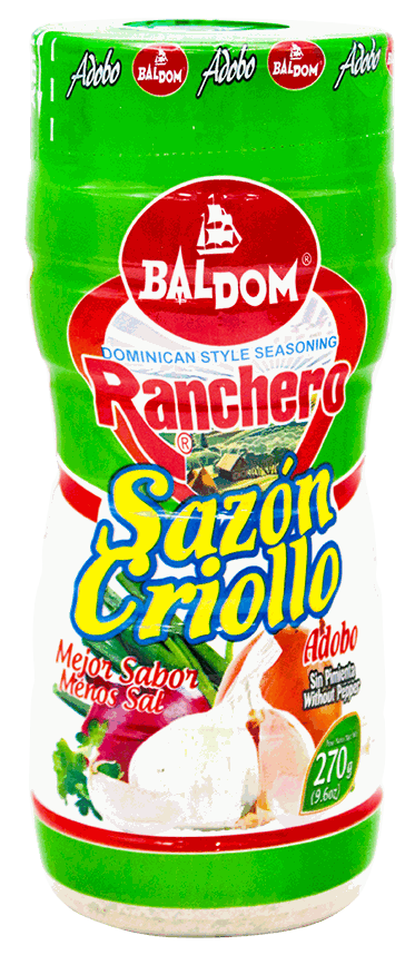 BALDOM RANCHERO SAZON S/PIMIENTA 9.6 OZ