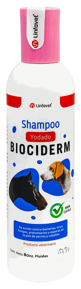 BIOCIDERM SHAMPOO YODADO 8 OZ