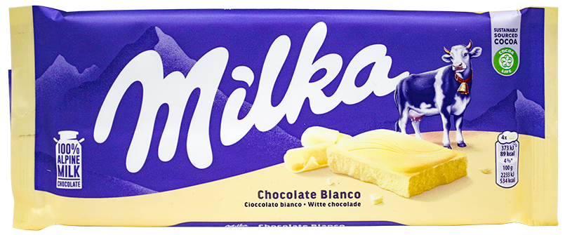 Milka Barra Alpine Choco Blanco100 GR