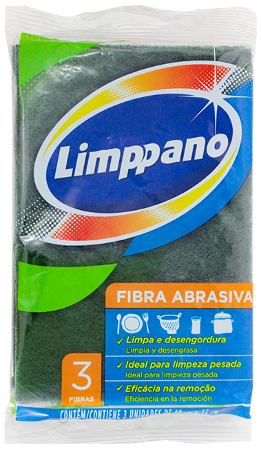 Limppano Esponja Fregador Verde3 UND