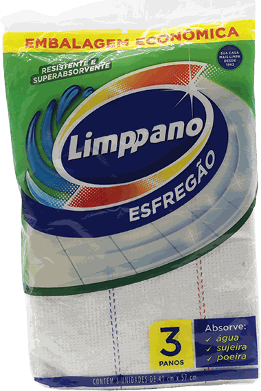 LIMPPANO PANO ESFREGAO PACK3 8/6/3 UN