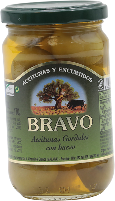 BRAVO ACEITUNAS GORDAL C/ H 300 GR