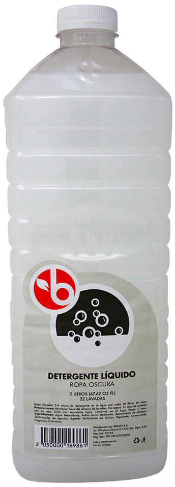 BRAVO DETERGENTE LIQ ROPA OSCURA 2 LT