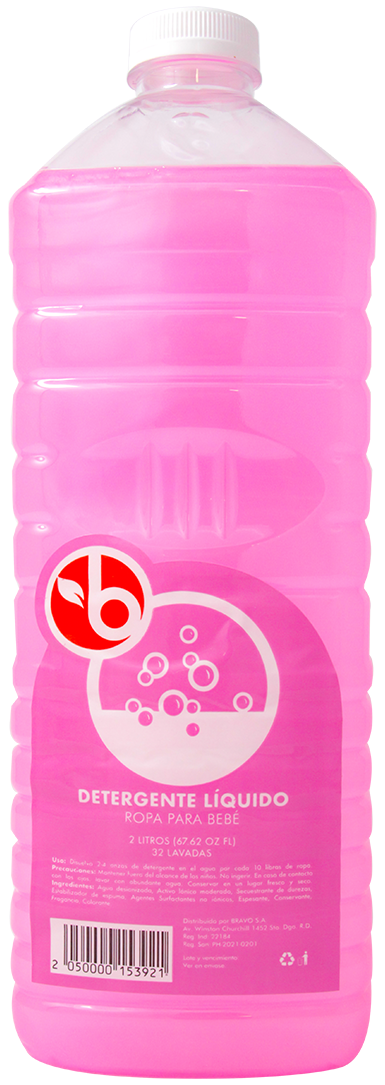 BRAVO DETERGENTE LIQ ROPA BEBE 2 LT