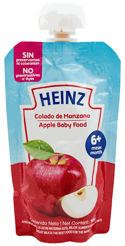 HEINZ COMPOTA MANZANA FLEX PACK 4 OZ