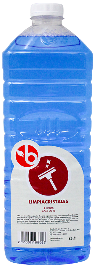 BRAVO LIMPIACRISTALES LIQUIDO 2 LT