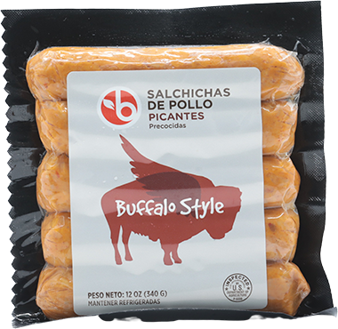 BRAVO SALCHICHAS DE POLLO PICANTE 12 OZ