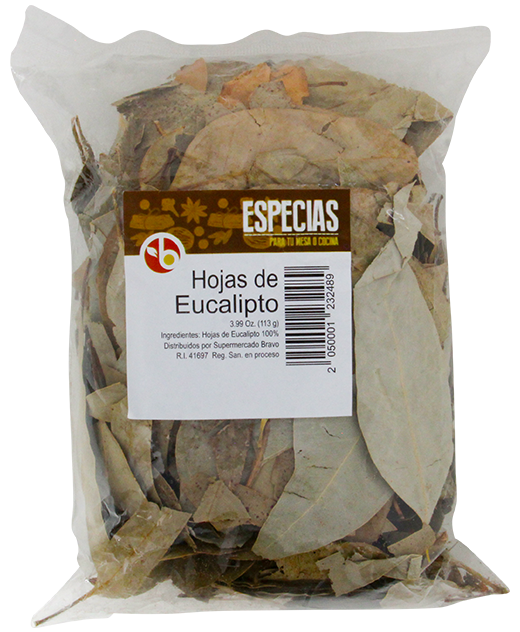 BRAVO HOJAS EUCALIPTO 113 GR