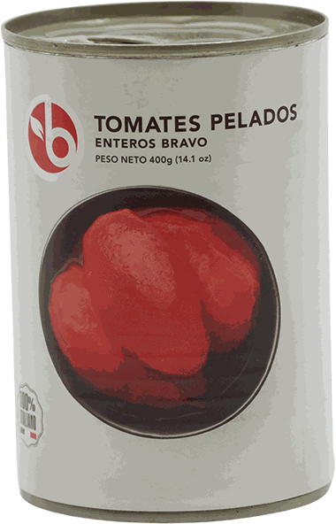 BRAVO TOMATES PELADOS 400 GR