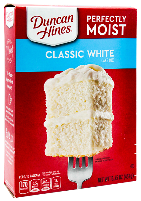 DUNCAN HINES MIX BIZCH CLASSIC WHT 432G