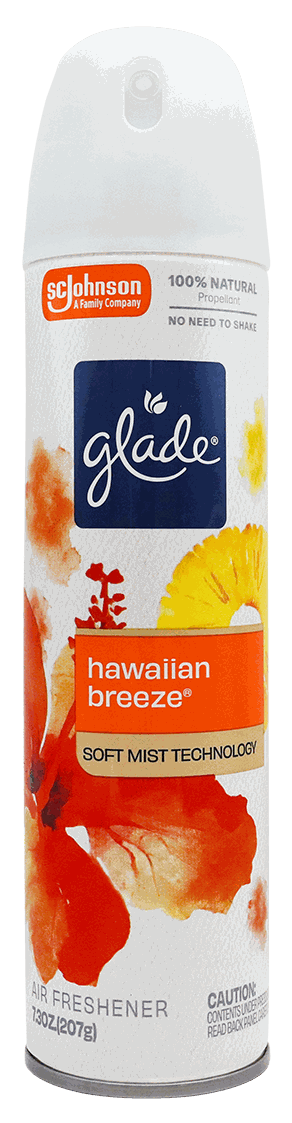 GLADE AEROSOL HAWAIIAN BREEZE 8 OZ